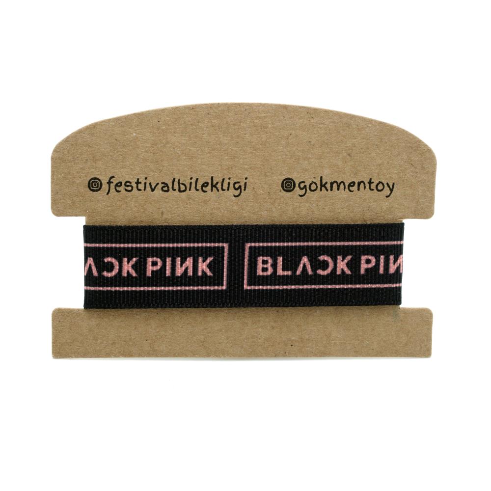 Black Pink 1  Festival Bilekliği 