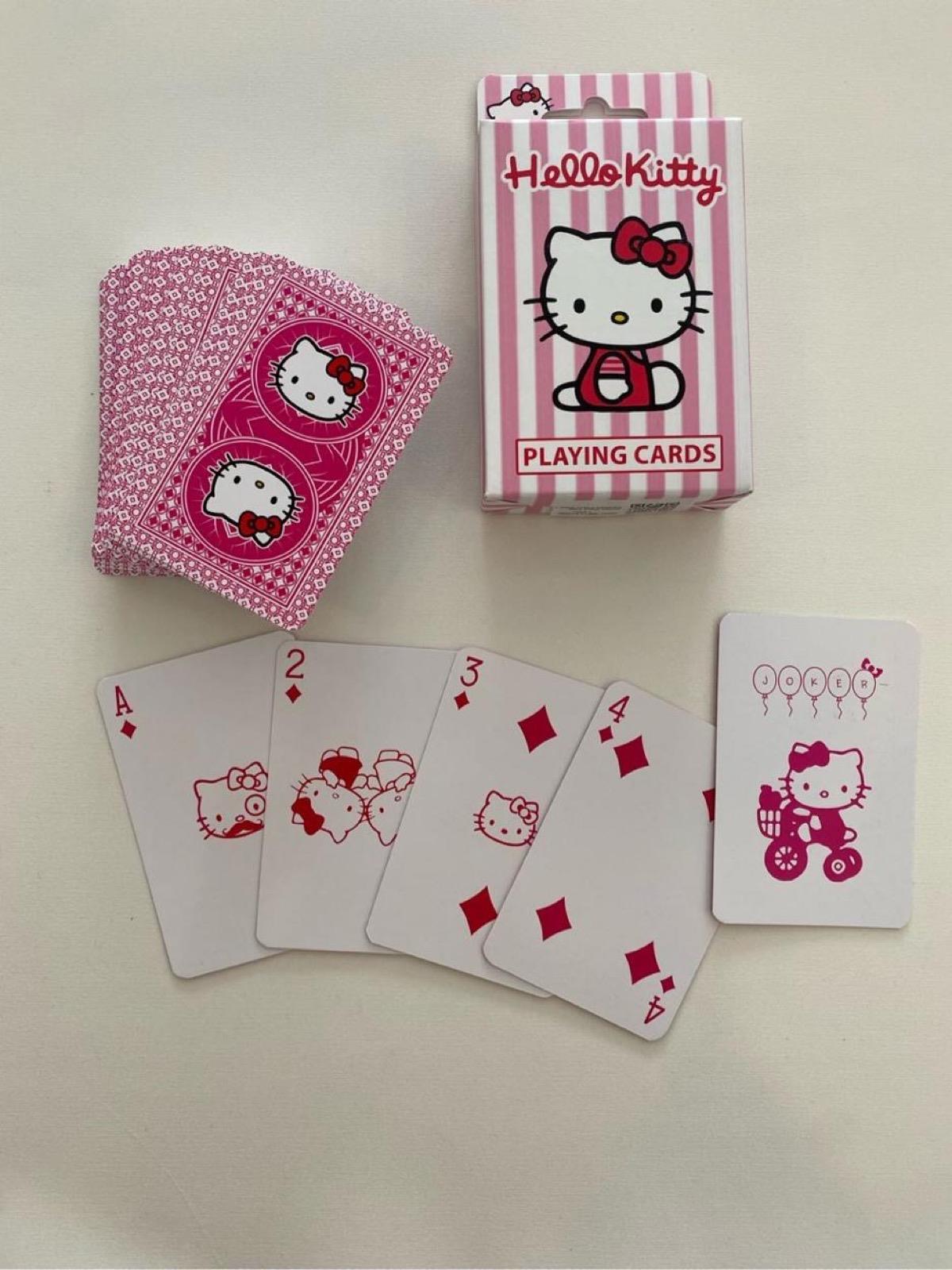 Hello Kitty İskambil Kartı 
