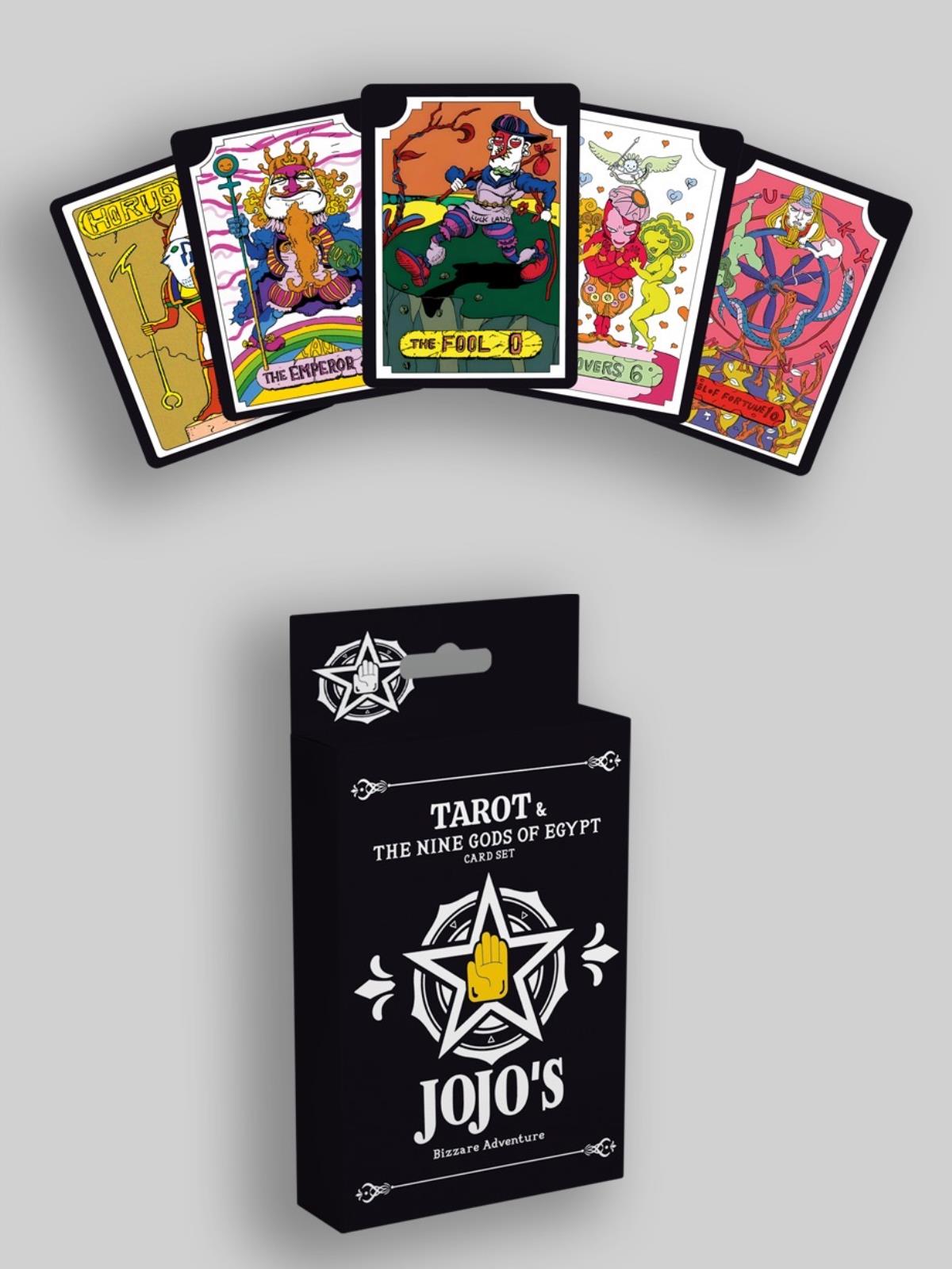 Jojos Bizzare Adventure Cosplay Tarot Kartı 