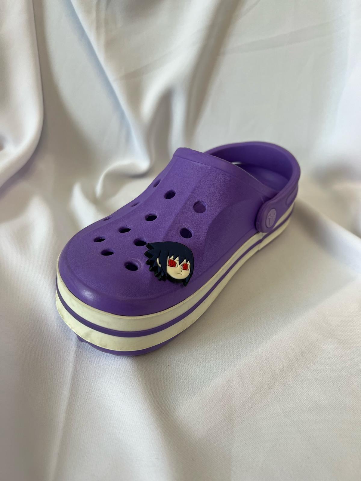 Anime Naruto Sasuke Crocs Pin 
