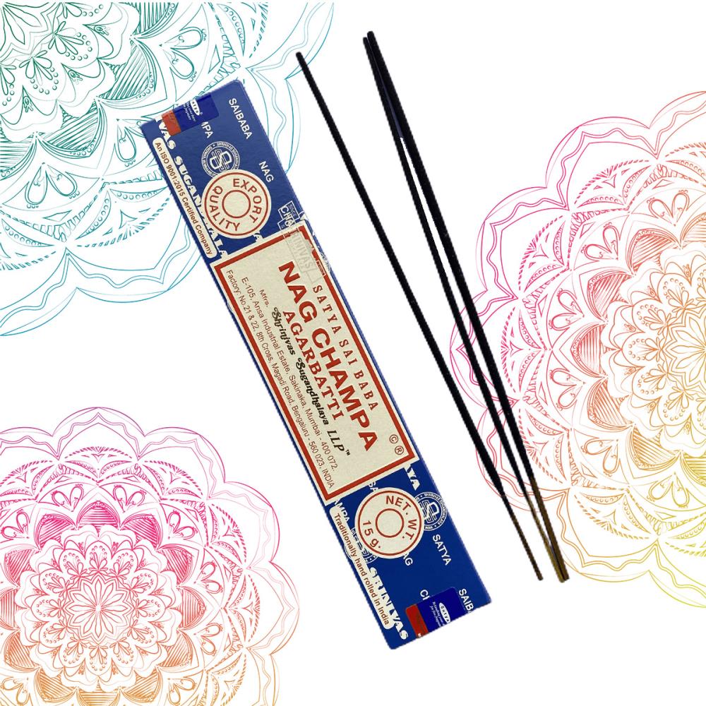 Satya Nag Champa (Agarbatti) Aromalı Masala Çubuk Tütsü 