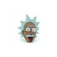 Einstein Rick Ahşap El Boyaması Broş